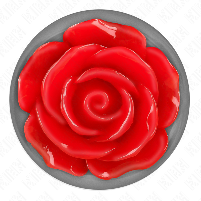 Kink - Plug Anal Rosa Roja Talla M