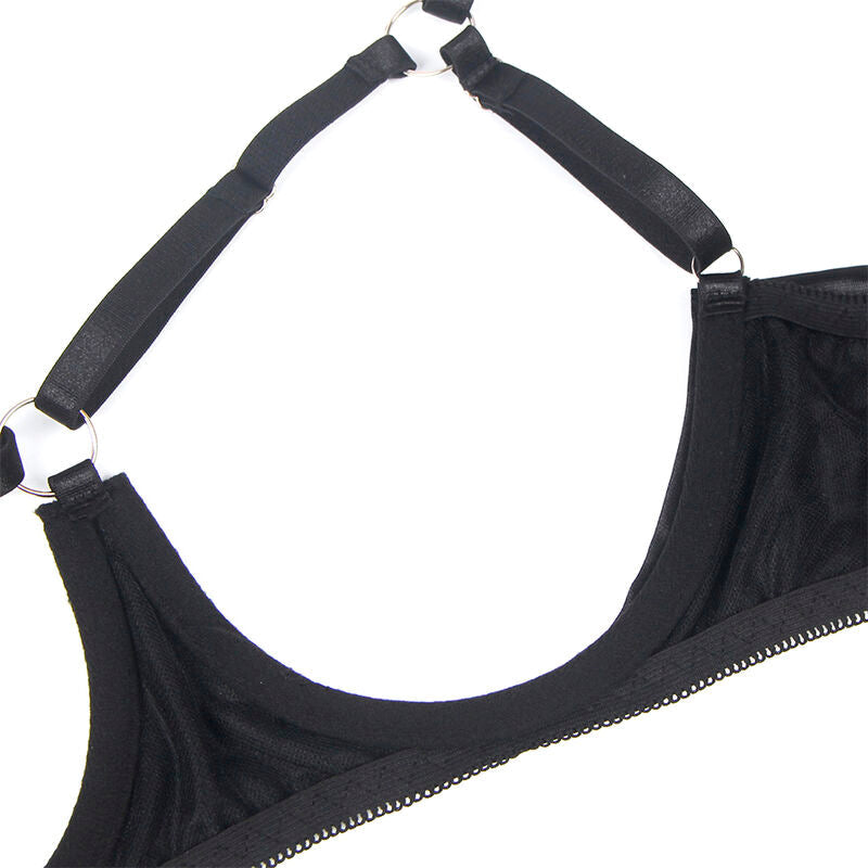 Subblime - 955199 Set Sujetador Con Lazo Negro Ajustable S/M