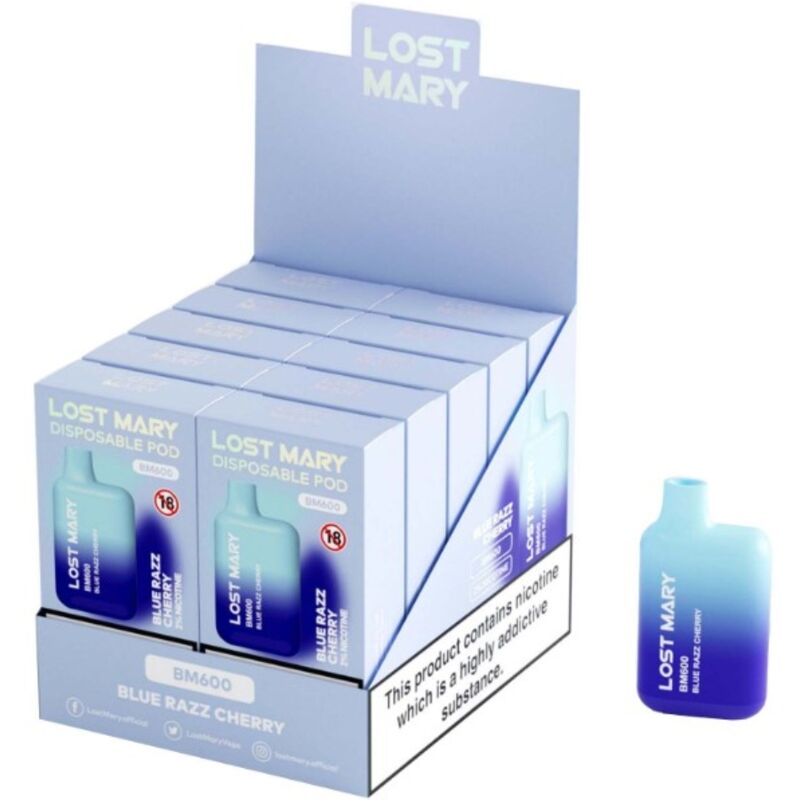 Lost Mary - Bm600 Vaper Nicotina 2% Desechable Sabor Arándanos
