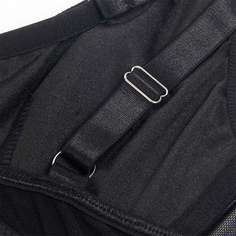 Subblime - 955243 Set Sujetador Con Liguero Bondage Negro L/Xl