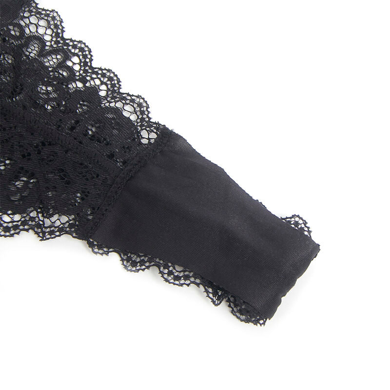 Subblime - 955465 Body Con Cremallera De Cuero Negro L/Xl