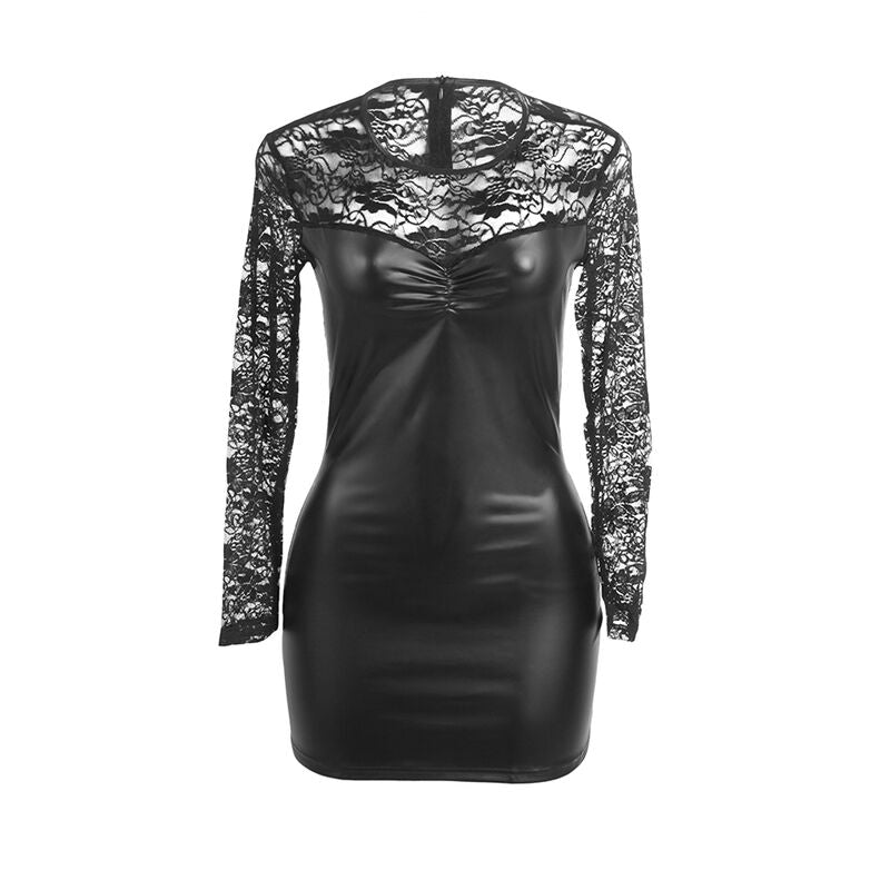 Subblime - 955595 Vestido De Manga Larga Con Encaje Negro S/M