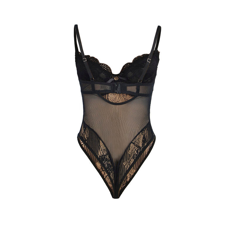 Subblime - 955625 Body De Encaje Con Cierre Inferior Negro L/Xl
