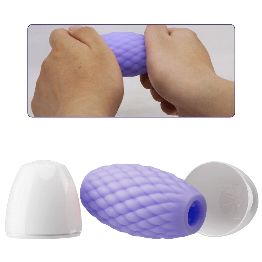 Pretty Love - Athena Eros Masturbador Masculino Silicona Morado