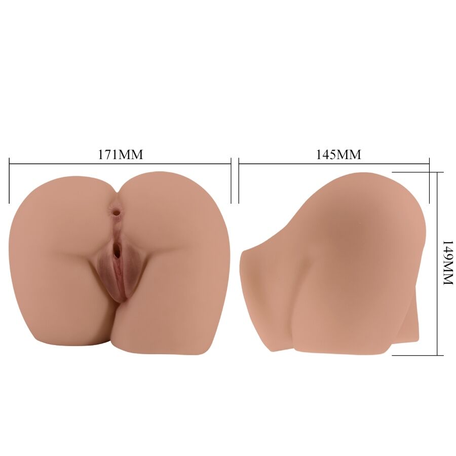 Crazy Bull - Bernace Trasero Vibrador Con Vagina Y Ano Realístico Natural Control Remoto