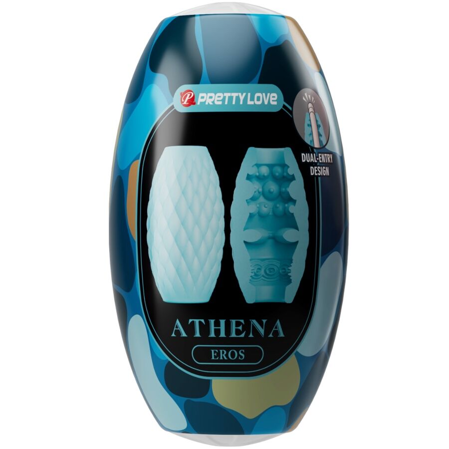 Pretty Love - Athena Eros Masturbador Masculino Silicona Celeste