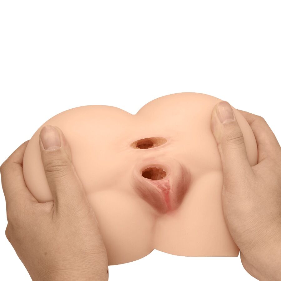 Crazy Bull - Rolonda Trasero Vibrador Con Vagina Y Ano Realístico Natural