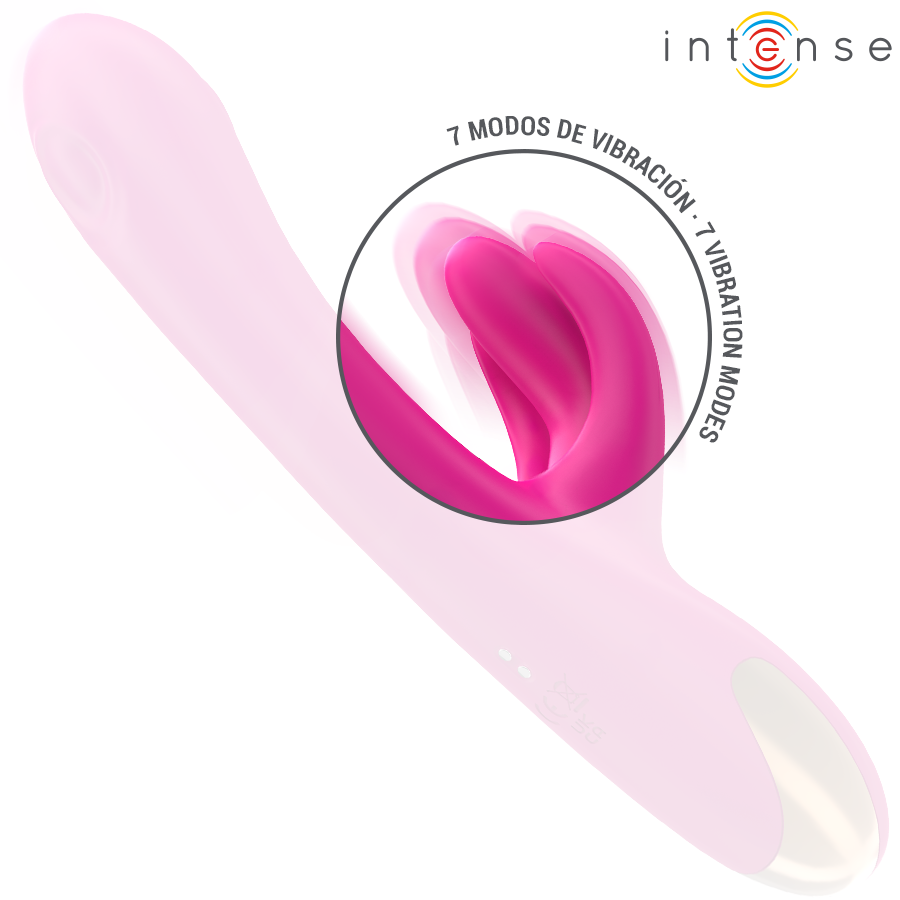 Intense - Britney Vibrador Multifunción Rabbit 23 Cm Rosa