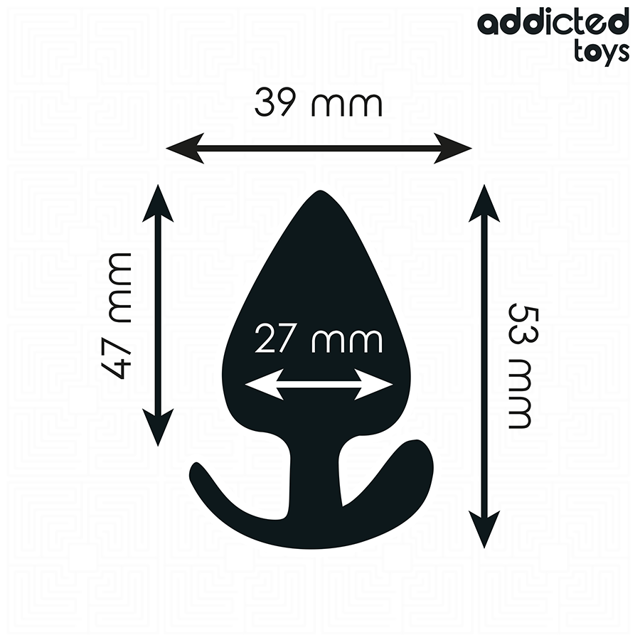 Addicted Toys - Plug Anal Silicona Talla S 5,3 Cm
