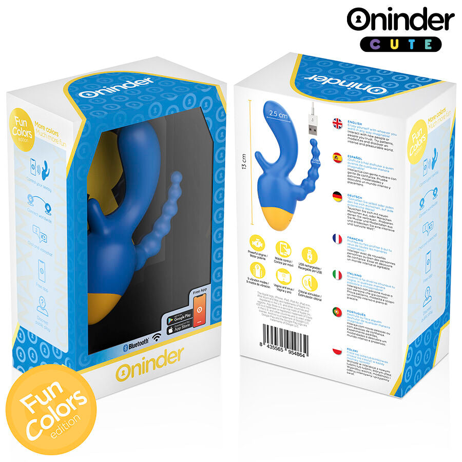 Oninder Cute - Love 3 Some Triple Vibrador - App Mundial Gratuita