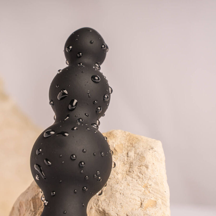 Rocks- Off - Petite Sensations Bubbles Plug Anal Vibrador Negro