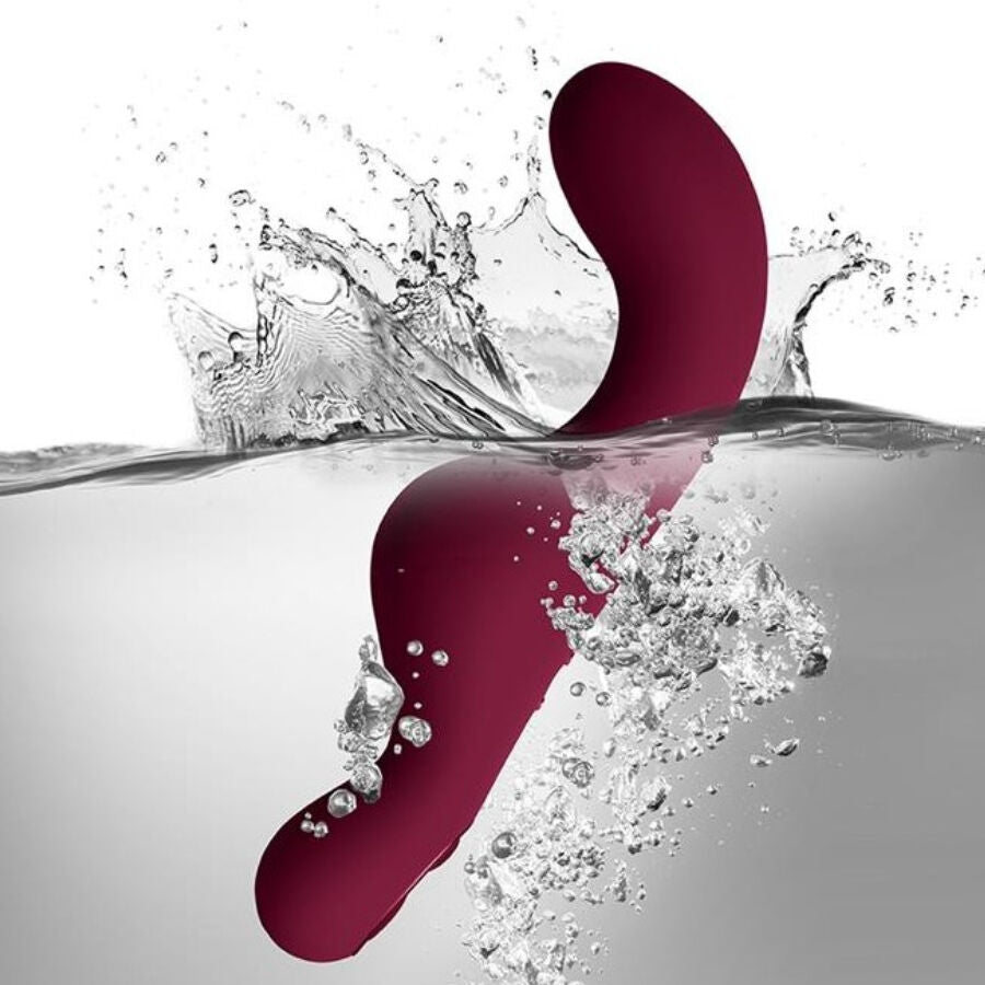 Vibrador Del Punto G Varita Wand  Ruby Glow Blush Rojo