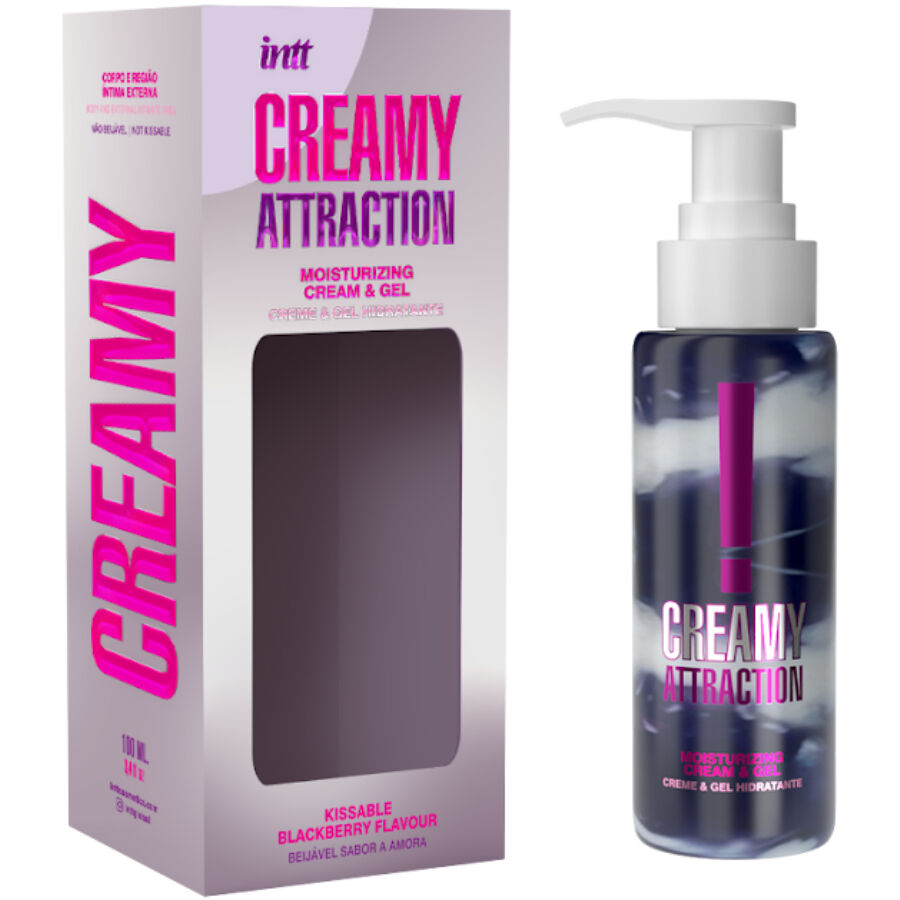 Intt Releases - Crema Y Gel Besable Sabor Mora 100 Ml