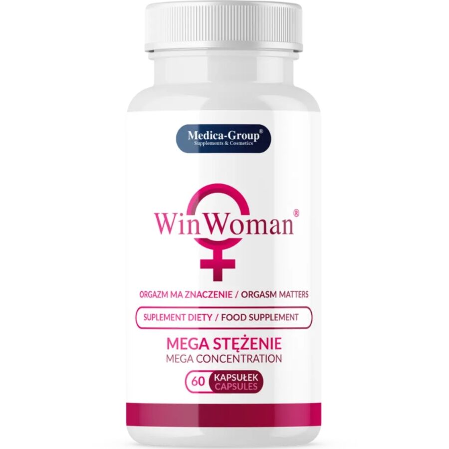 Medica Group - Win Woman Aumento Líbido Femenino 60 Cápsulas