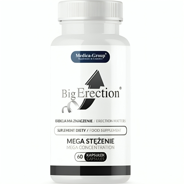 Big Erection  Complemento Alimenticio Natural Para La Vitalidad Masculina Y El Rendimiento Íntimo