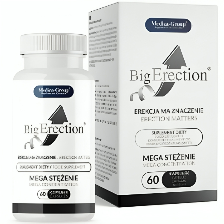 Medica Group - Big Erection Potenciador Hombre 60 Cápsulas