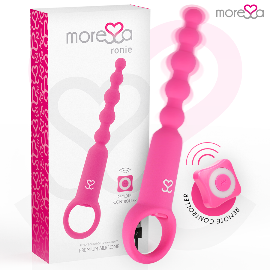 Moressa - Ronie Potente Rosario Anal Control Remoto  Rosa