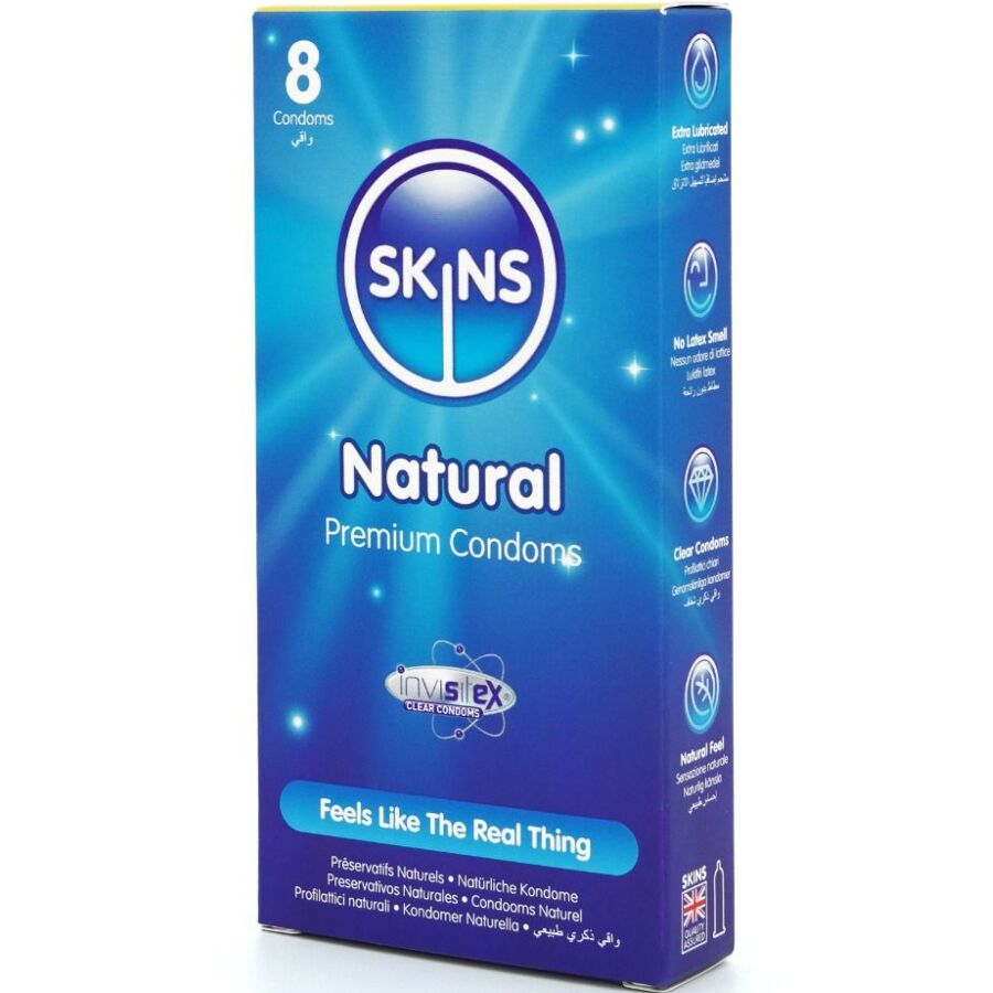 Skins - Natural Preservativos Premium Pack 8
