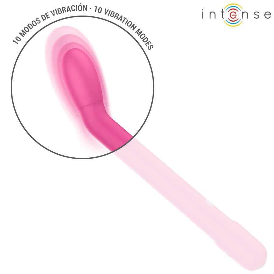 Intense - Estimulador Punto-G Rosa Recargable