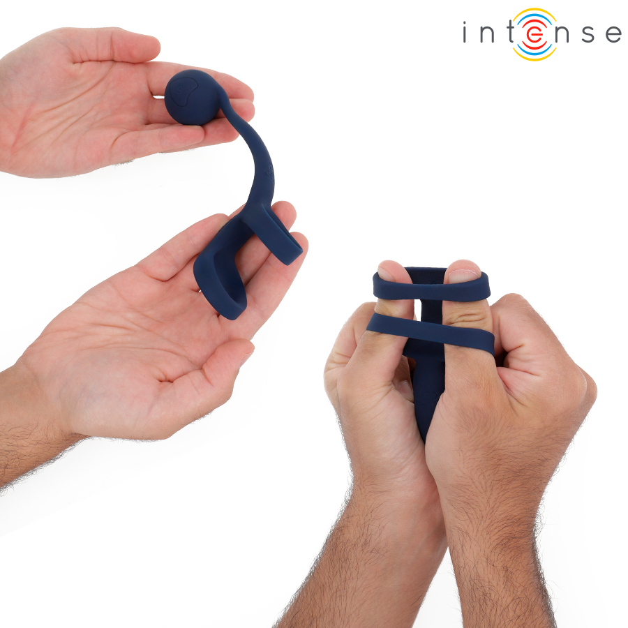 Intense - Tyson Anillo Potenciador Con Caracol Vibrador Ø 3,2 Cm