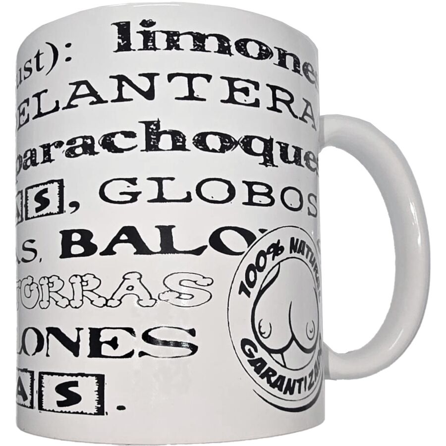 Taza Mug Sinonimos Pechos 370ml