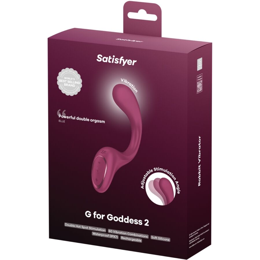 G For Goddess 2 Rabbit Vibrator Rojo