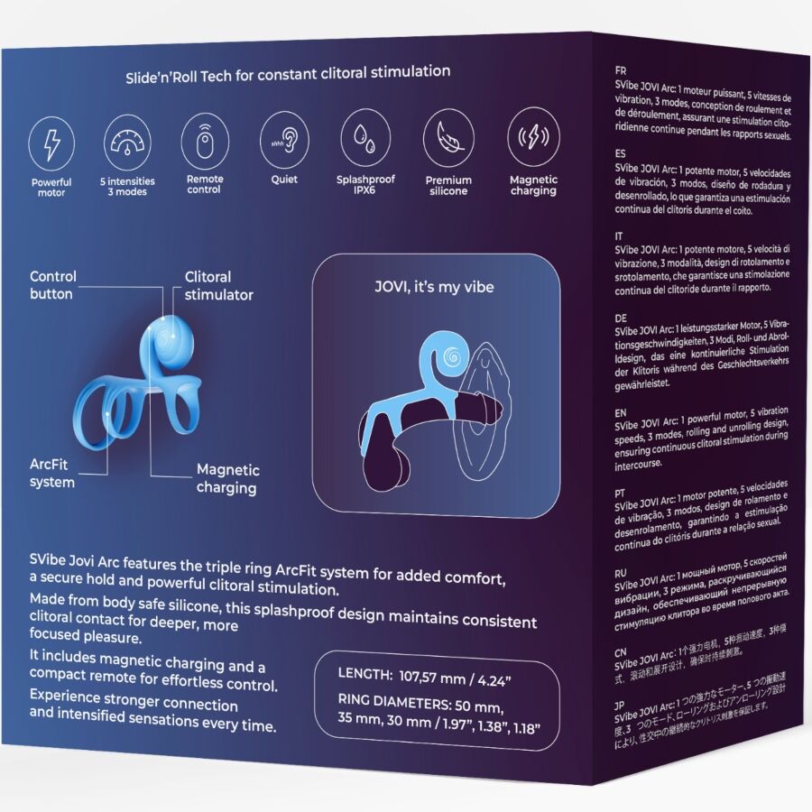 Snail Vibe - Jovi Arc Anillo De Pareja Control Remoto Azul