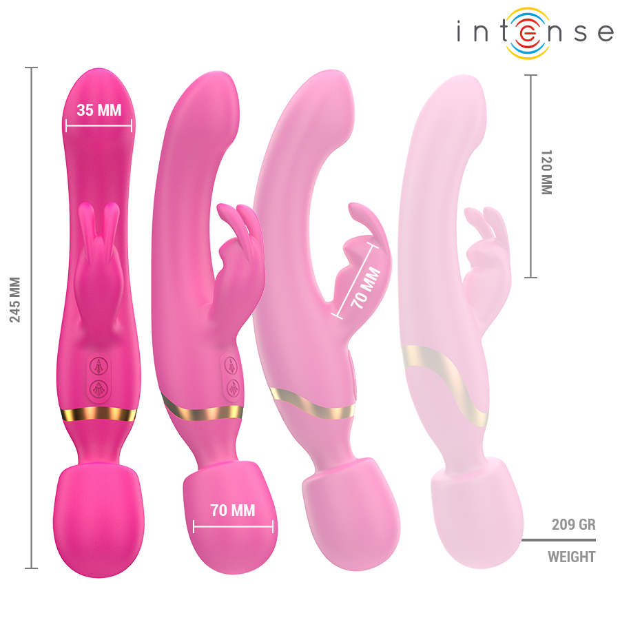 Intense - Winona Doble Vibrador Rabbit & Wand
