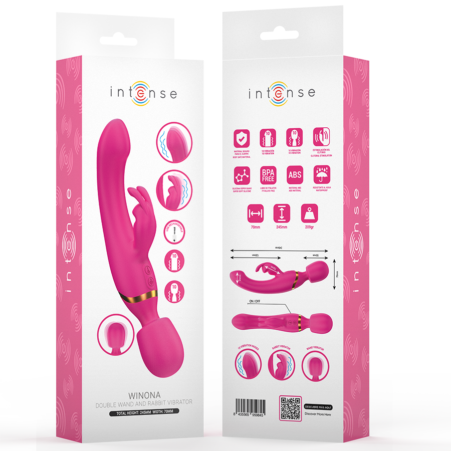 Intense - Winona Doble Vibrador Rabbit & Wand