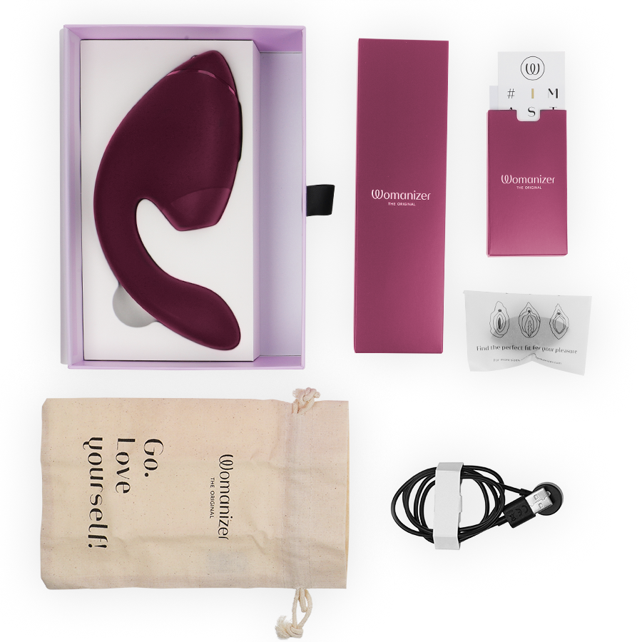 Womanizer - Duo Next Estimulador Vibrador Dual Clítoris & Punto·G Rosa