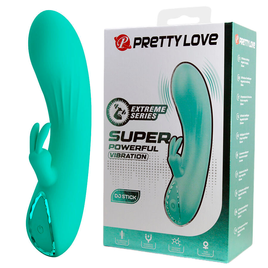Pretty Love- Dj Stick Vibrador Punto G Turquesa