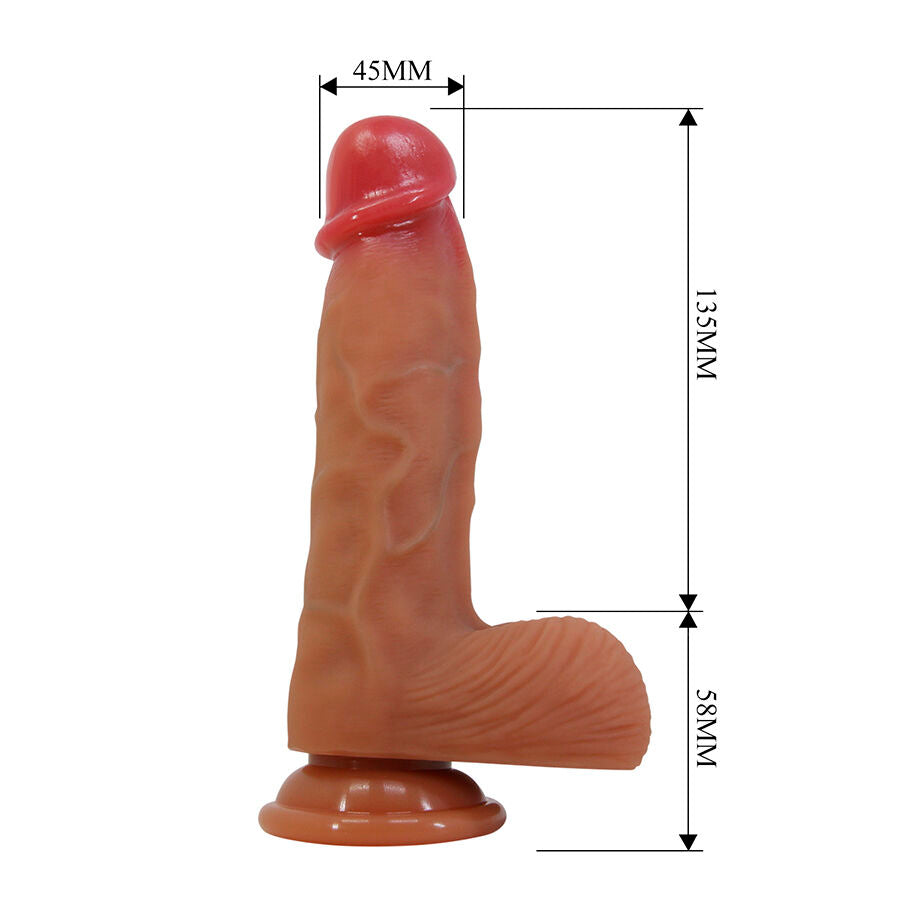 Pretty Love - Duvall Dildo Realístico Con Ventosa 19.3 Cm -Ø- 4.5 Cm