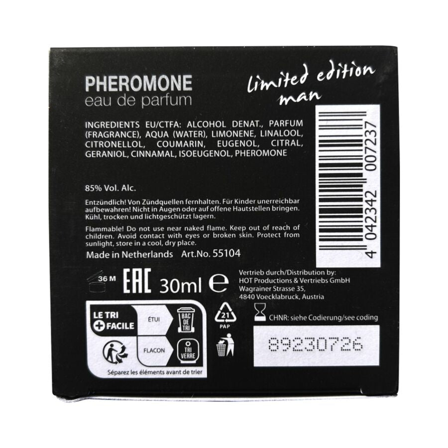 Hot - Pheromone Perfume Dubai Edición Limitada Hombre 30 Ml