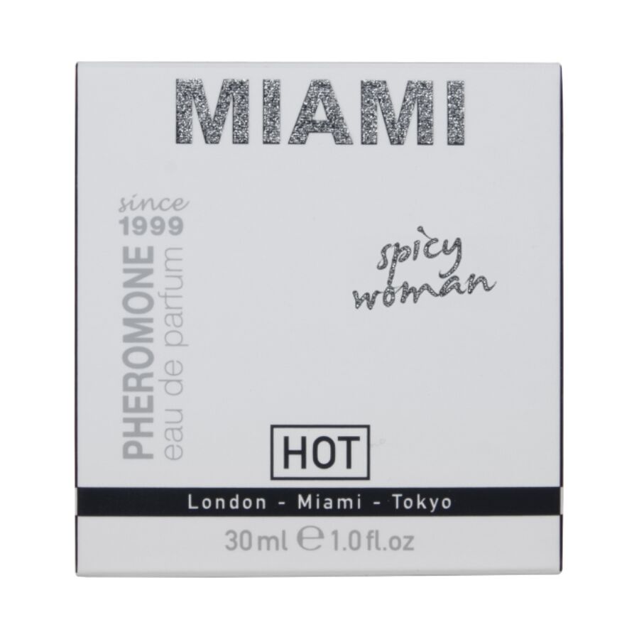 Hot - Perfume Con Feromonas Miami Spicy Mujer 30 Ml
