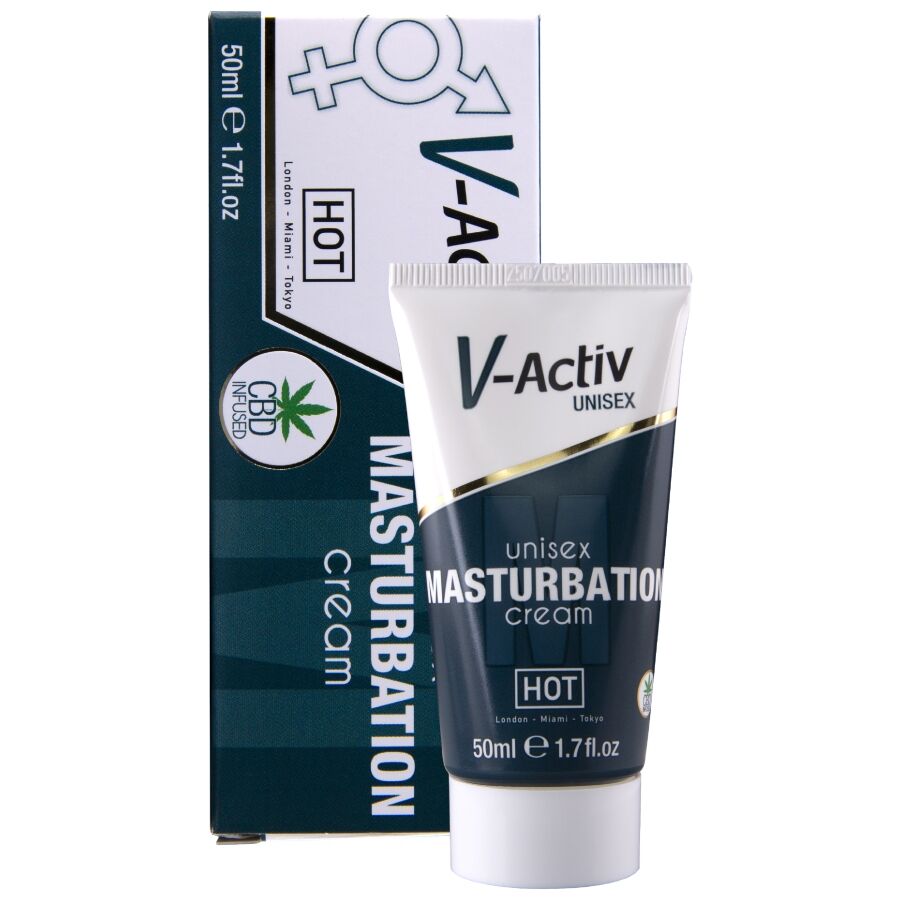 Hot - Crema De Masturbación Con Cbd - Unisex 100 Ml