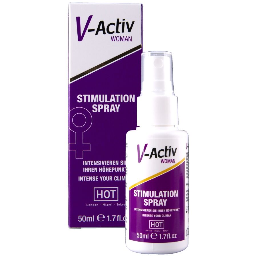 Hot - V-activ Spray Estimulante Para Mujer 50 Ml