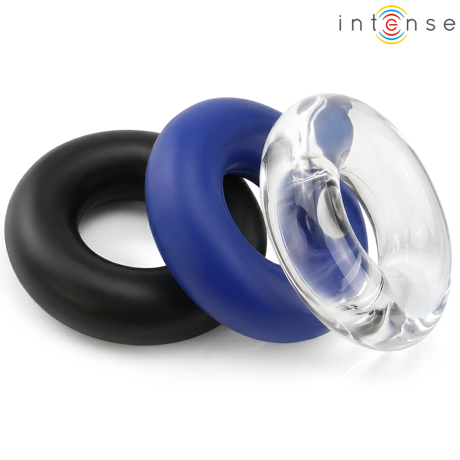 Intense - Wick Set De 3 Anillos Varios Colores