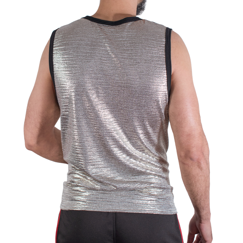 Macho - Camiseta Brillo Textura L/Xl