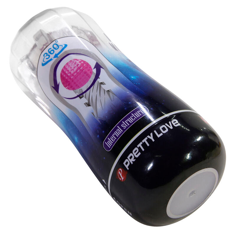 Pretty Love - Masturbador Cup 360º Texturizado Transparente
