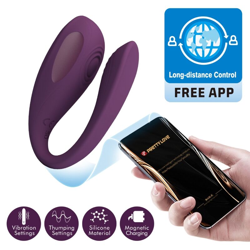 Pretty Love - Aari Masajeador De Clitorís Morado App Gratuita