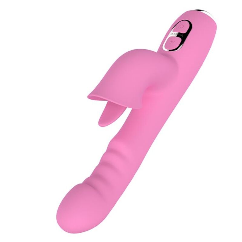 Nalone - T-may Vibrador Rabbit Con Empuje Y Movimiento Oscilante