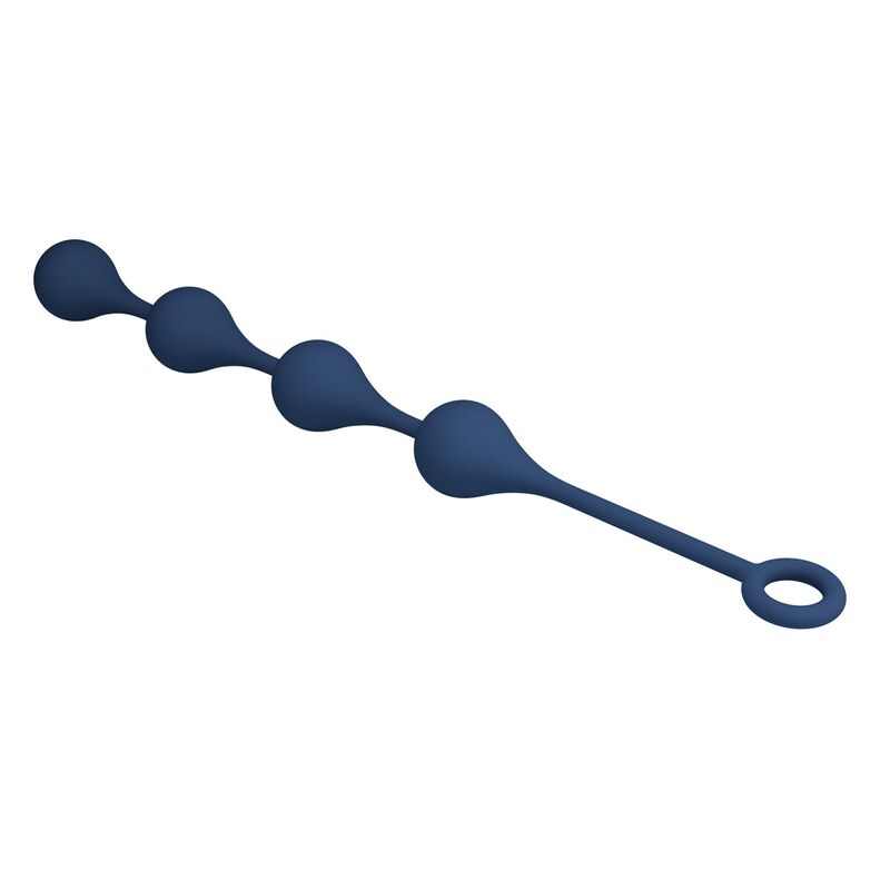 Mr Play - Bolas Anales Silicona Azul Talla L 42,6 Cm