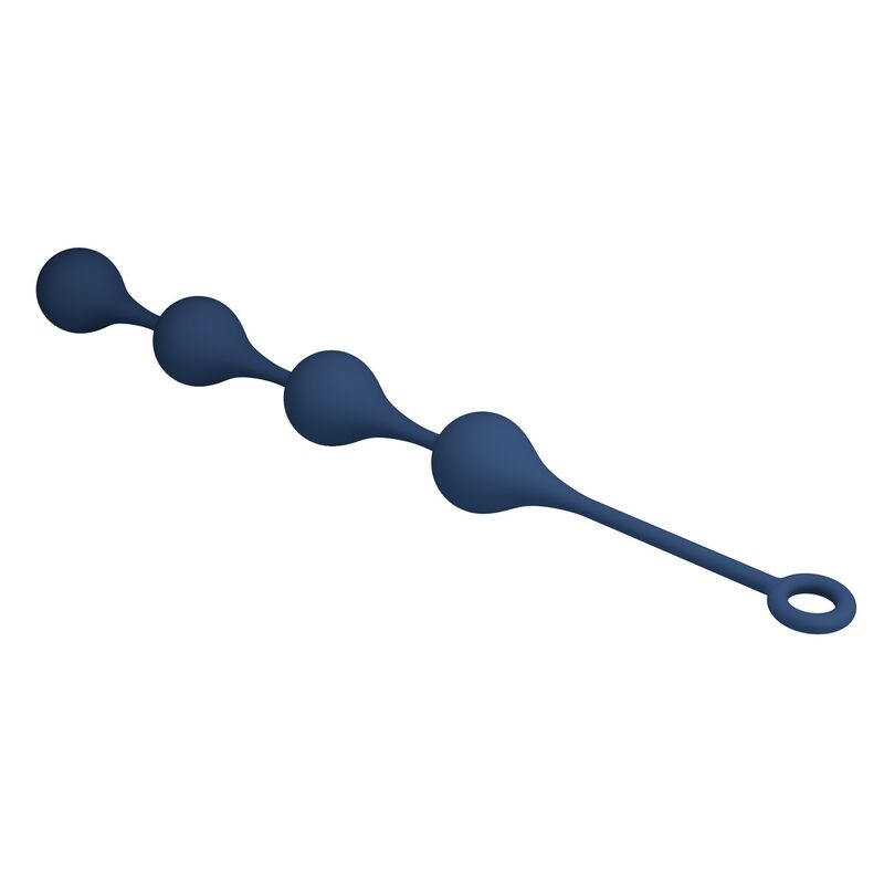 Mr Play - Bolas Anales Silicona Azul Talla Xl 52,5 Cm