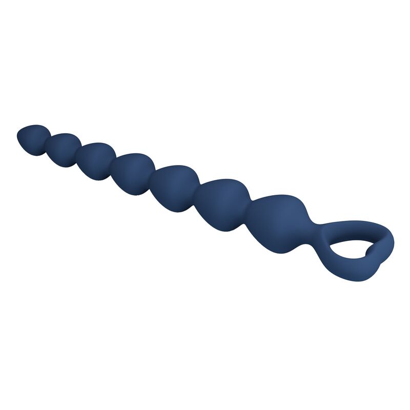 Mr Play - Bolas Anales Y Plug Anal Silicona Azul 26,7 Cm