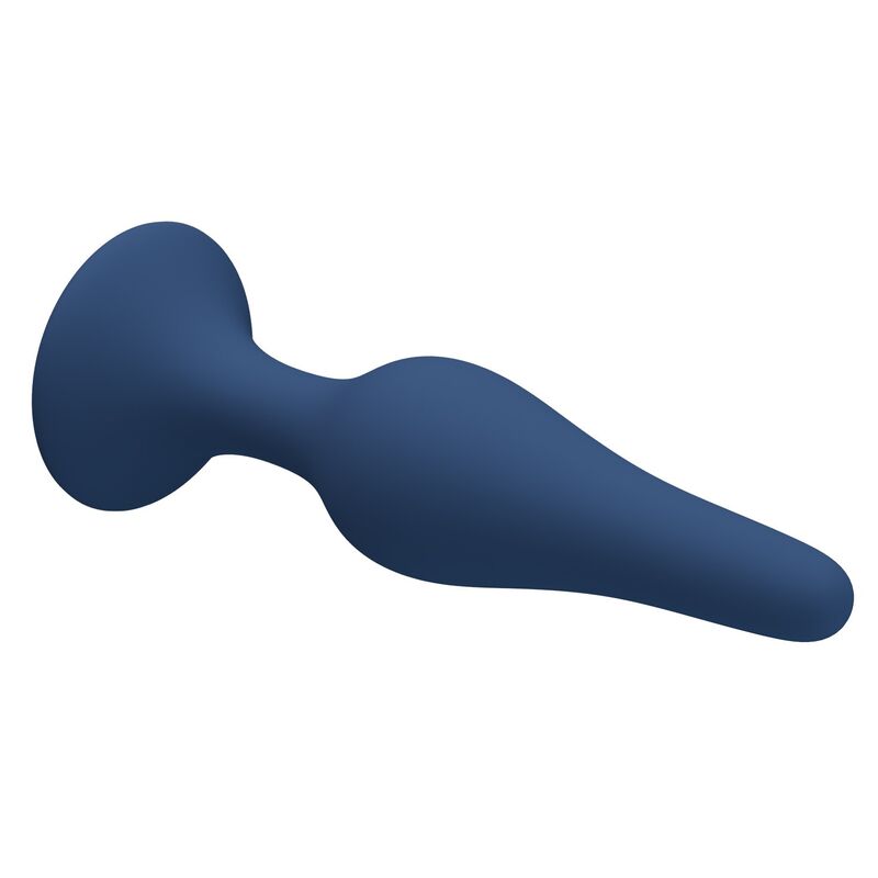 Mr Play - Plug Anal Cónico Silicona Azul Xl