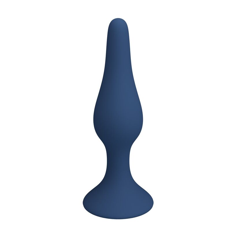 Mr Play - Plug Anal Cónico Silicona Azul Xl
