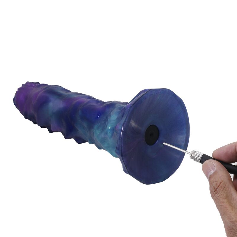Power Monsters - Duskwalker Sentinel Dildo Hinchable Fantasía Tricolor 23 Cm Ø 5 Cm