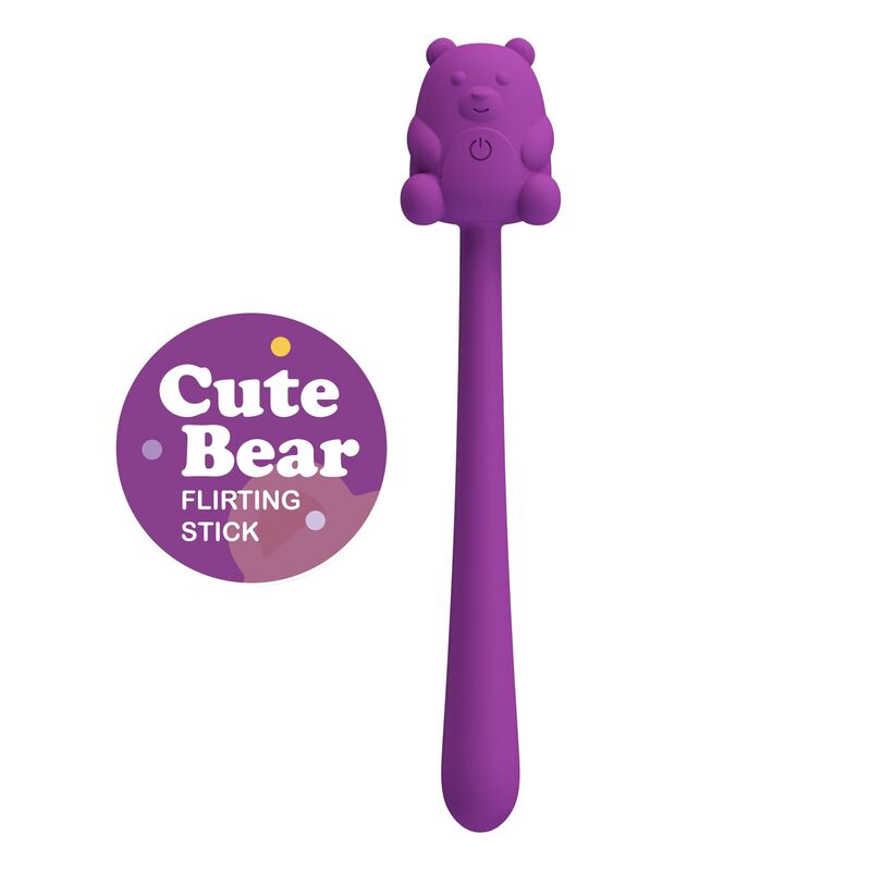 Pretty Love - Cute Bear Flirting Stick Vibrador Recargable