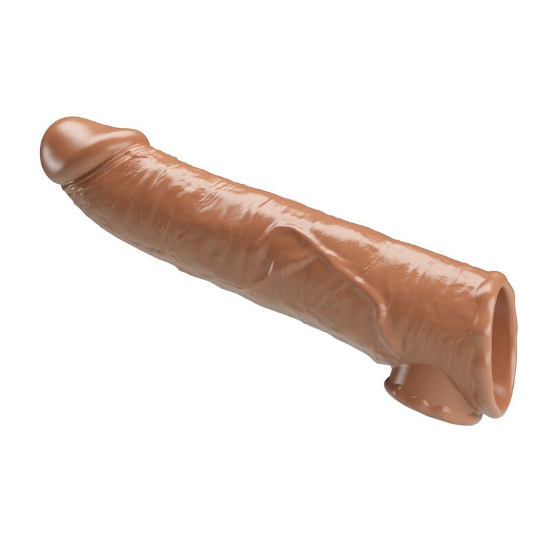 Pretty Love - Funda Extensora Para Pene Ajustable 26 Cm Ø 4 Cm Color Natural