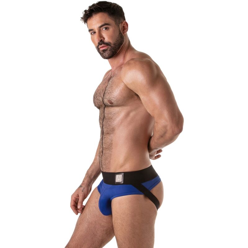 Locker Gear - Wide Waistband Jock Brief Azul M